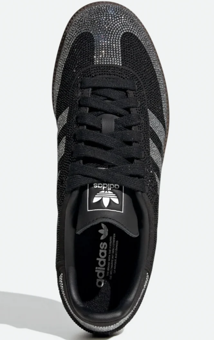 adidas Samba 'Rhinestone Black Silver' Women's Sneaker