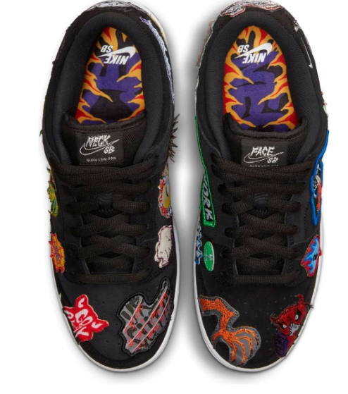 Nike SB Dunk Low Pro QS x Neckface - Black/White (DQ4488-001)