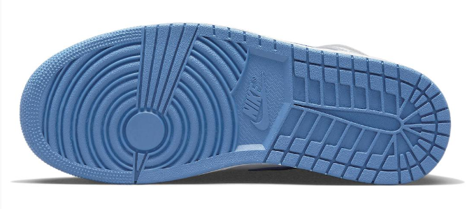 Air Jordan 1 Mid 'Cement Grey True Blue' Sneaker