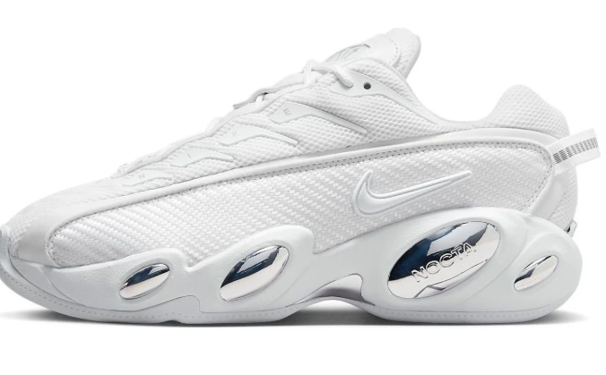 Nike x NOCTA Glide 'White/Chrome' - Sneakers (DM0879-100)