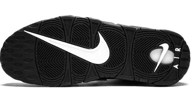 Nike Air More Uptempo 'Black White' - Sneakers (414962-001)