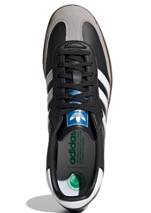 adidas Samba Vegan 'Black White Brown' Sneaker