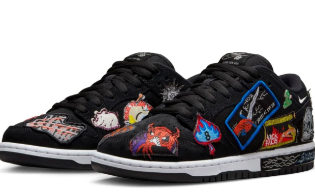 Nike SB Dunk Low Pro QS x Neckface - Black/White (DQ4488-001)