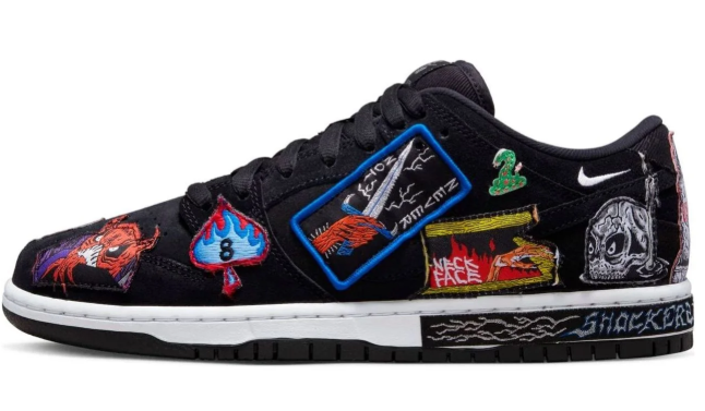 Nike SB Dunk Low Pro QS x Neckface - Black/White (DQ4488-001)