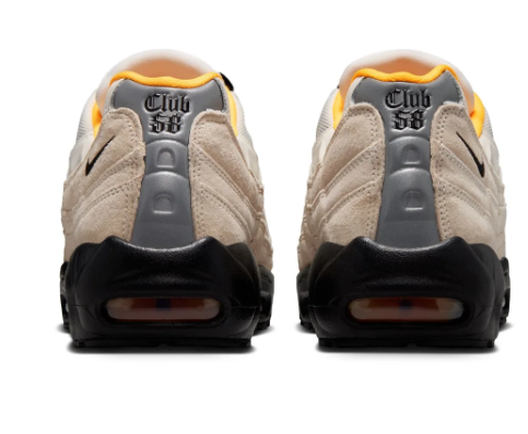 Nike SB Air Max 95 'Club 58' - Sail/Black-Laser Orange (IQ8395-100)