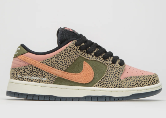 Nike SB x Arts-Rec Dunk Low Pro - Khaki / Amber Brown / Rough Green / Rust Pink