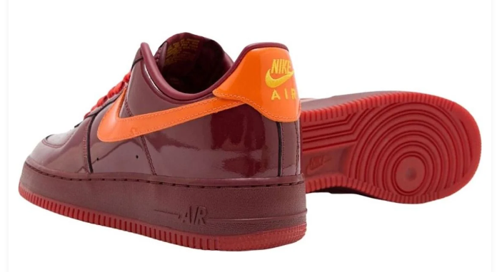 Nike Air Force 1 Low 'Red Patent' - Men's Sneakers