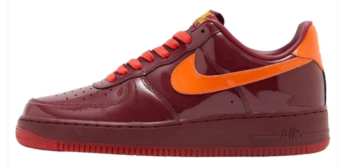 Nike Air Force 1 Low 'Red Patent' - Men's Sneakers