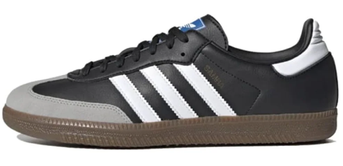 adidas Samba Vegan 'Black White Brown' Sneaker