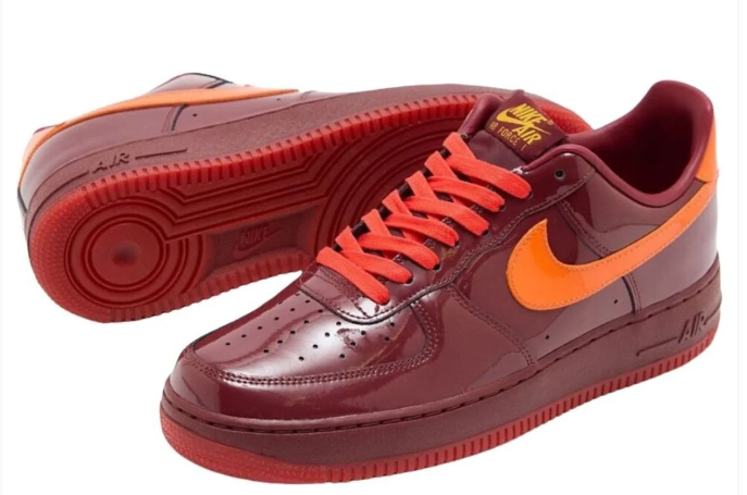 Nike Air Force 1 Low 'Red Patent' - Men's Sneakers