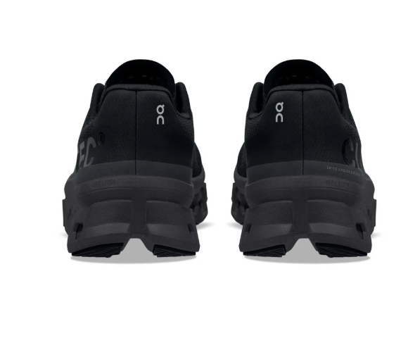 On Cloudmonster Women's Running Shoe - Black/Magnet